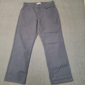 Blue Mountain Canvas 5-Pocket Pant Mens 32x30 Charcoal Grey Relaxed Fit Workwear